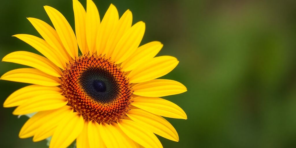 Girassol em flor, destacando suas pétalas amarelas.