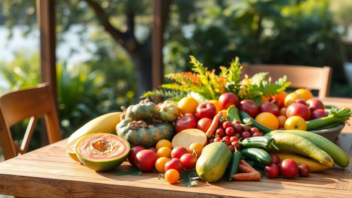 Frutas e legumes para estresse