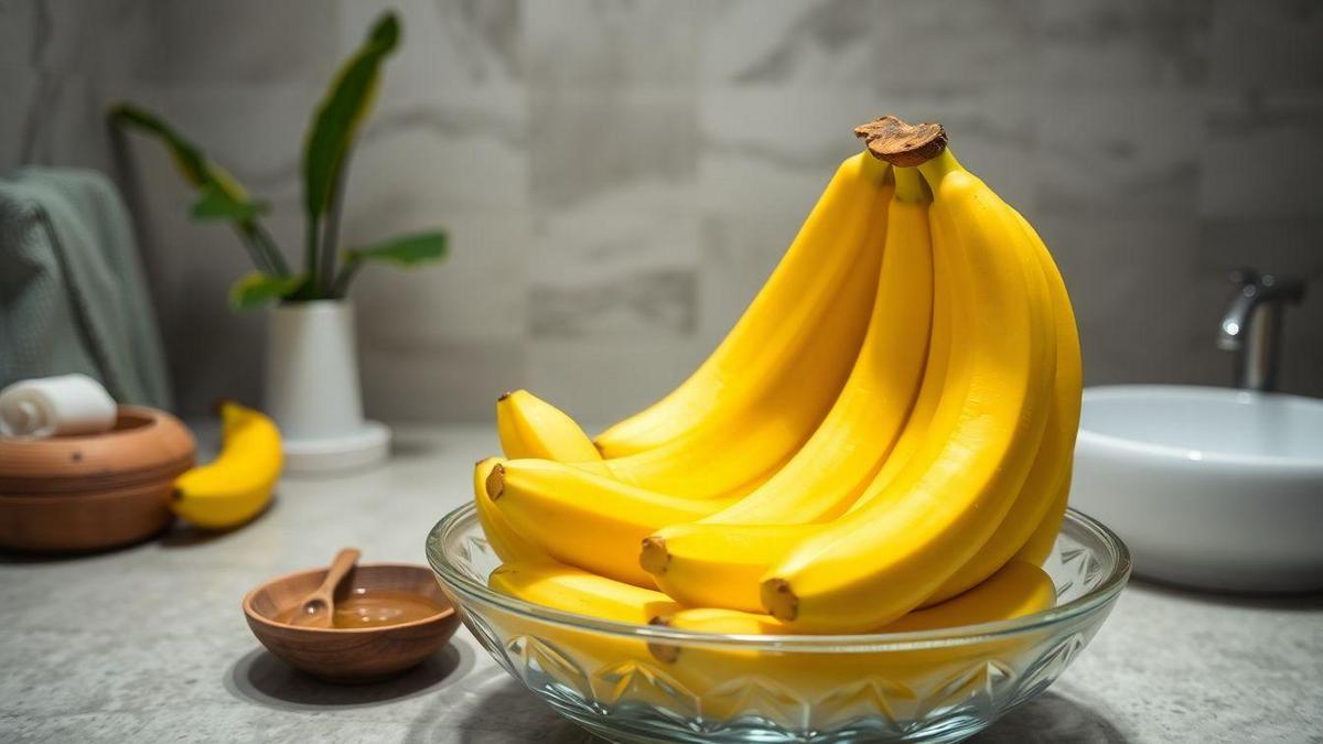 Benefícios da banana para cabelo shine