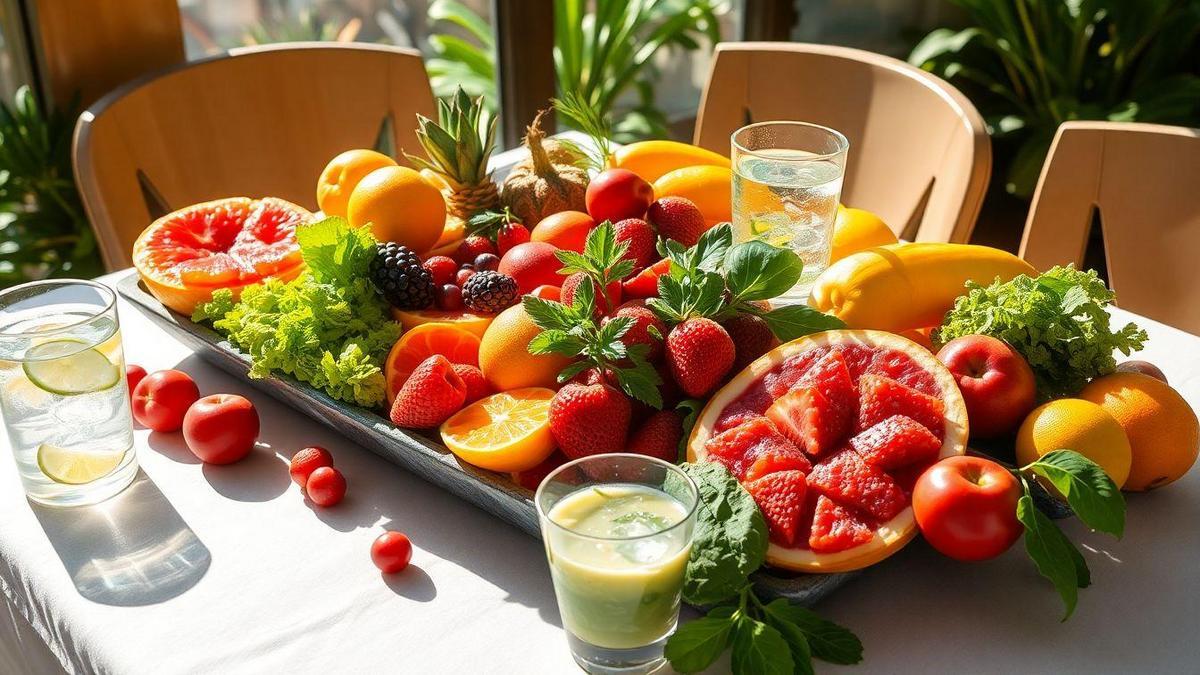 Benefícios da desintoxicação com frutas e verduras