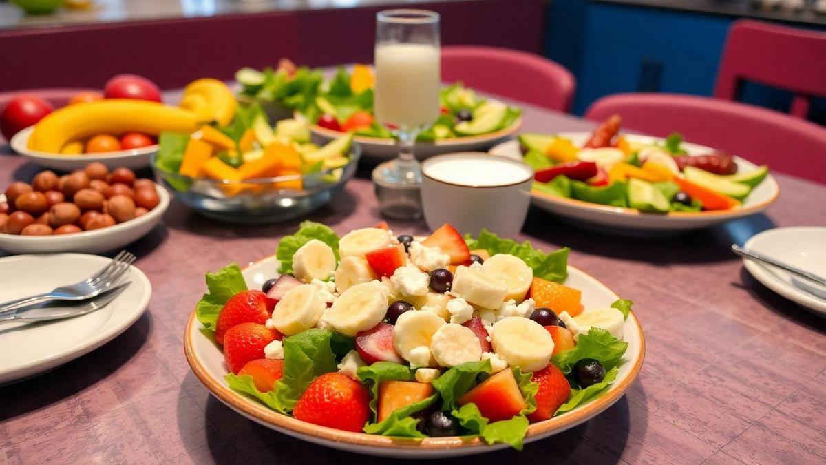 Criando Saladas Refrescantes com Banana