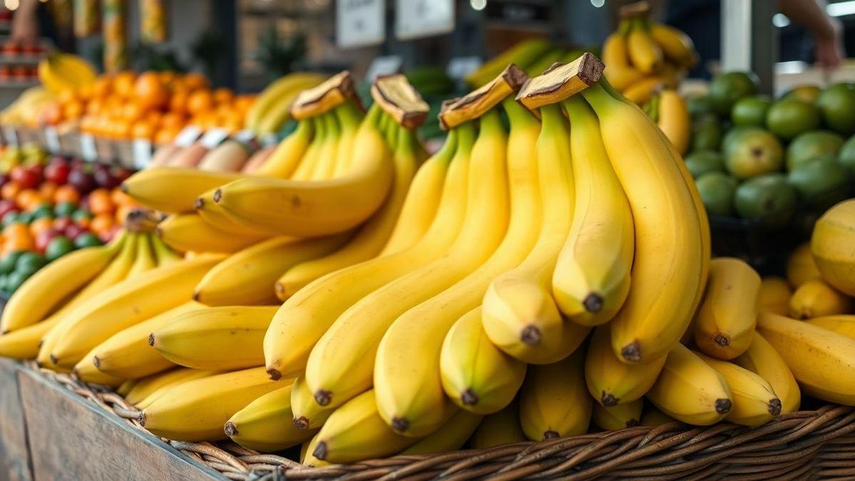 Dicas para escolher bananas no mercado