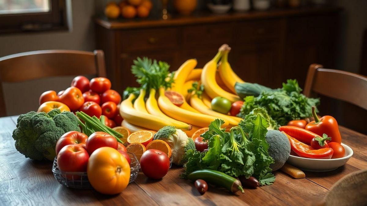 Frutas e verduras como fonte de energia