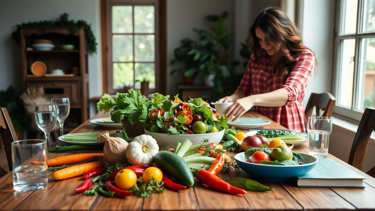 O papel das verduras na nutrição e saúde mental