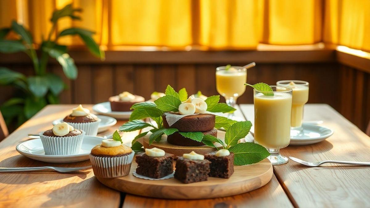 Receitas Fáceis de Sobremesas Veganas com Banana