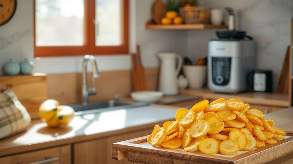 Benefícios de Fazer Chips de Banana Desidratados em Casa