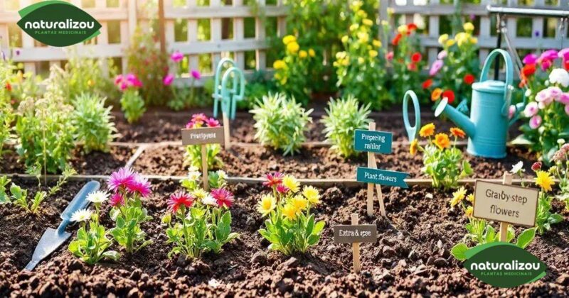 Descubra como montar um jardim de flores do zero