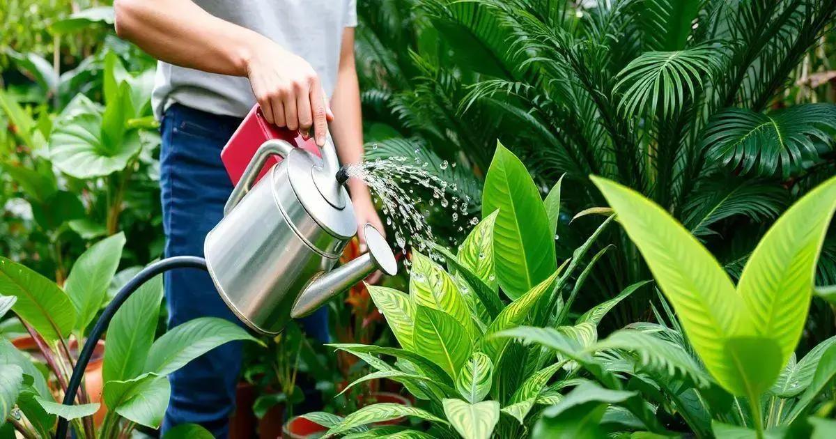 Dicas de manutenção para plantas tropicais