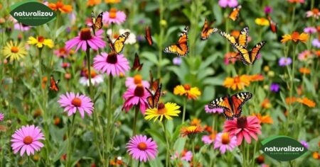 Flores que atraem borboletas para o jardim: descubra as melhores opções