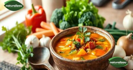 Receita de sopa saudável com legumes variados que todos vão amar