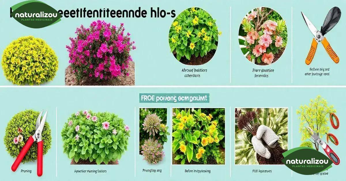 Tipos de plantas mais comuns para poda