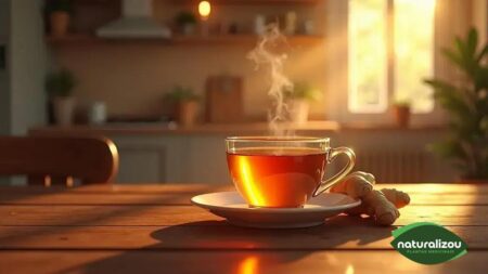 Chá de gengibre para aumentar a imunidade no inverno Chá de gengibre para aumentar a imunidade no inverno