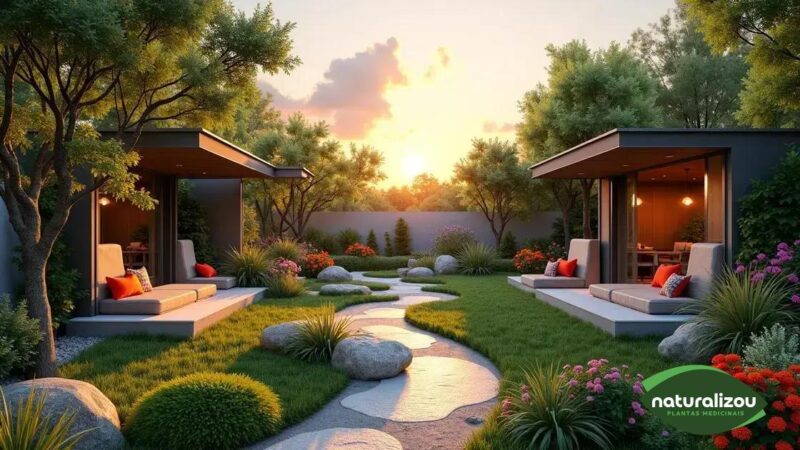 Como criar espaços de convivência no paisagismo residencial