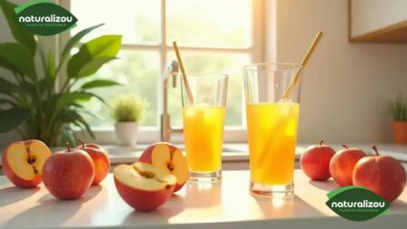 "Como Preparar o Melhor Suco de Maçã e Pêssego Para Sua Saúde"