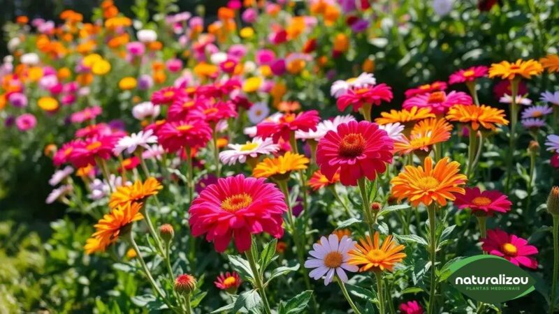 Flores Coloridas Belas: Encante-se com a Beleza Natural