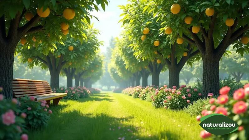 Paisagismo com árvores frutíferas para pequenos jardins encantadores