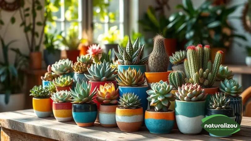 Plantas Suculentas Variados: Beleza e Cuidado em Casa