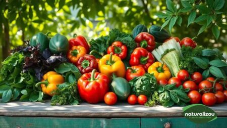 Verduras saudáveis ​​orgânicas: O Segredo da Nutrição