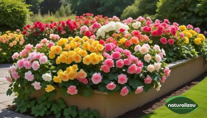 Begônias Coloridas Vivas: Como Transformar Seu Jardim