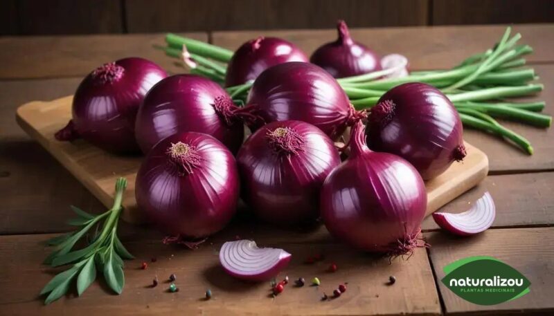 Cebolas Roxas Intensas: Benefícios Incríveis para a Saúde