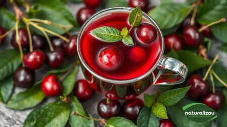 Chá de cereja orgânico: descubra seus benefícios surpreendentes