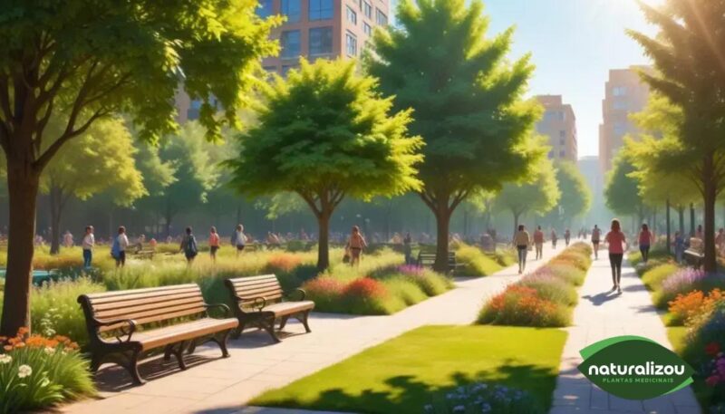 Espaços verdes funcionais: Benefícios para saúde e bem-estar