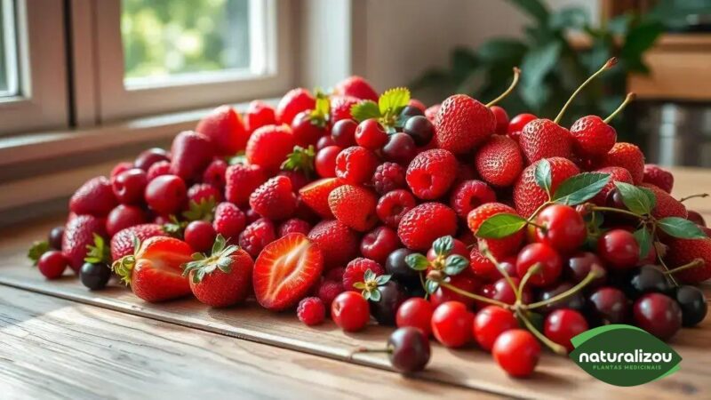 Frutas Vermelhas Intensas: Delícias que Transformam Sua Saúde