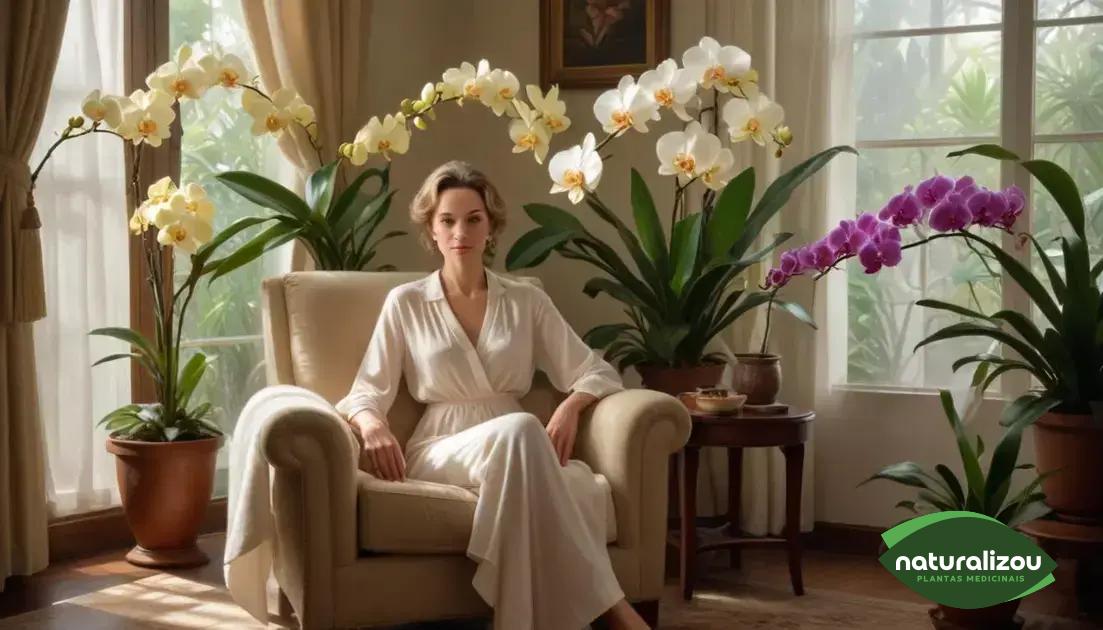 Benefícios das orquídeas raras para a saúde