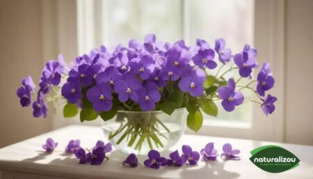 Violetas Delicadas Suaves: Beleza e Saúde em Harmonia