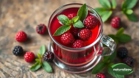 Chá de amora refrescante: descubra seus benefícios incríveis