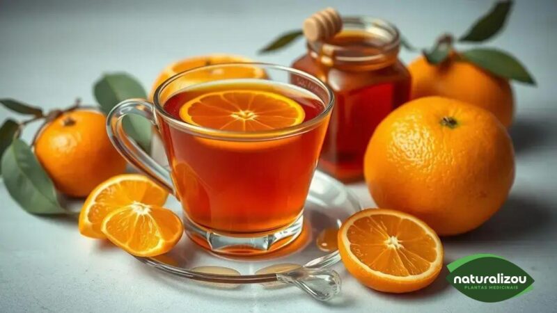 Chá de laranja com mel: o segredo para sua saúde Chá de laranja com mel: o segredo para sua saúde