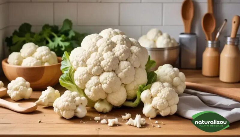 Couve-flor branca leve: benefícios que você precisa conhecer