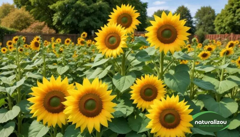 Girassóis radiantes grandes: descubra seus incríveis benefícios