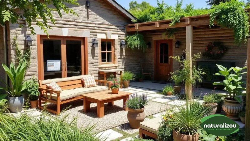 Paisagismo rústico contemporâneo: transforme seu espaço