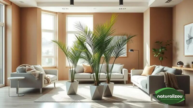 Palmeiras pequenas modernas: como transformar seu espaço
