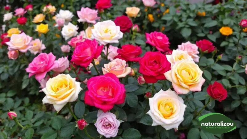 Rosas mistas vibrantes: como cuidar e embelezar seu espaço Rosas mistas vibrantes: como cuidar e embelezar seu espaço
