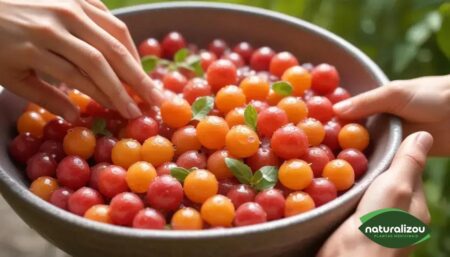 acerolas frescas geladas: sabor, saúde e praticidade em cada mordida