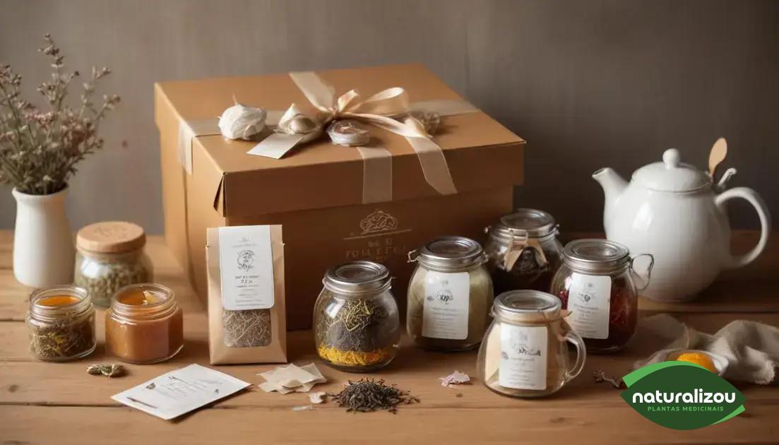 Como montar um kit de chá personalizado