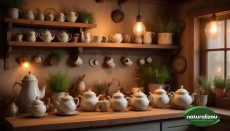 Use o chá até na decoração da sua cozinha