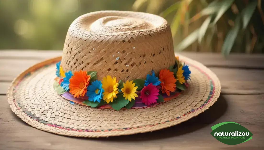chapéu de palha decorado para festa junina ideias que vão te surpreender