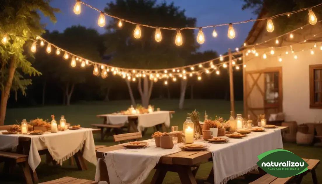 decoração de festa junina tema roça chique: charme e elegância na roça