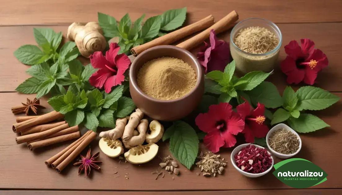 Ervas e ingredientes que aliam sabor e energia no chá