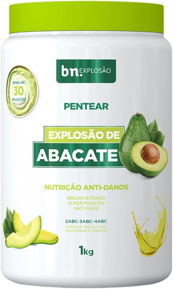 Creme de Pentear Explosão de Abacate 1Kg