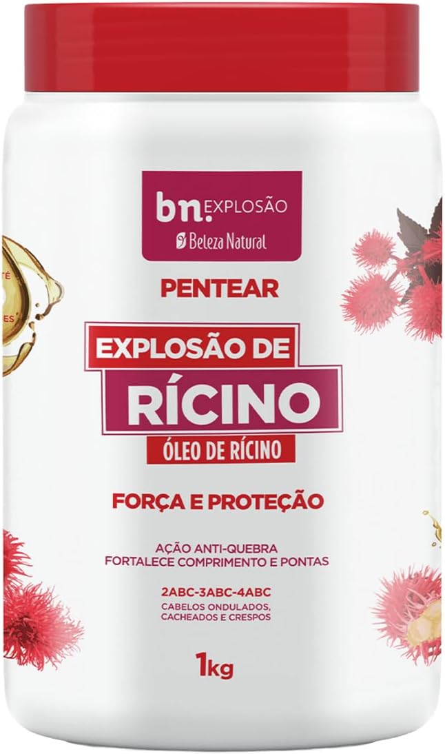 Beleza Natural, Beleza Natural Creme de Pentear Explosao De Ricino 1Kg