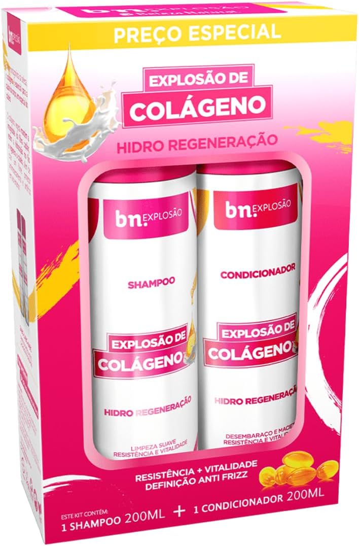 Beleza Natural, Beleza Natural Kit Shampoo + Condicionador Colageno