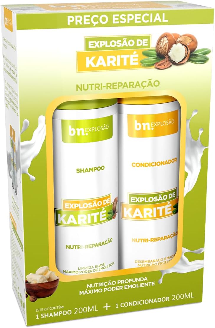 Beleza Natural, Beleza Natural Kit Shampoo + Condicionador Karite 400Ml Beleza Natural, Beleza Natural Kit Shampoo + Condicionador Karite 400Ml