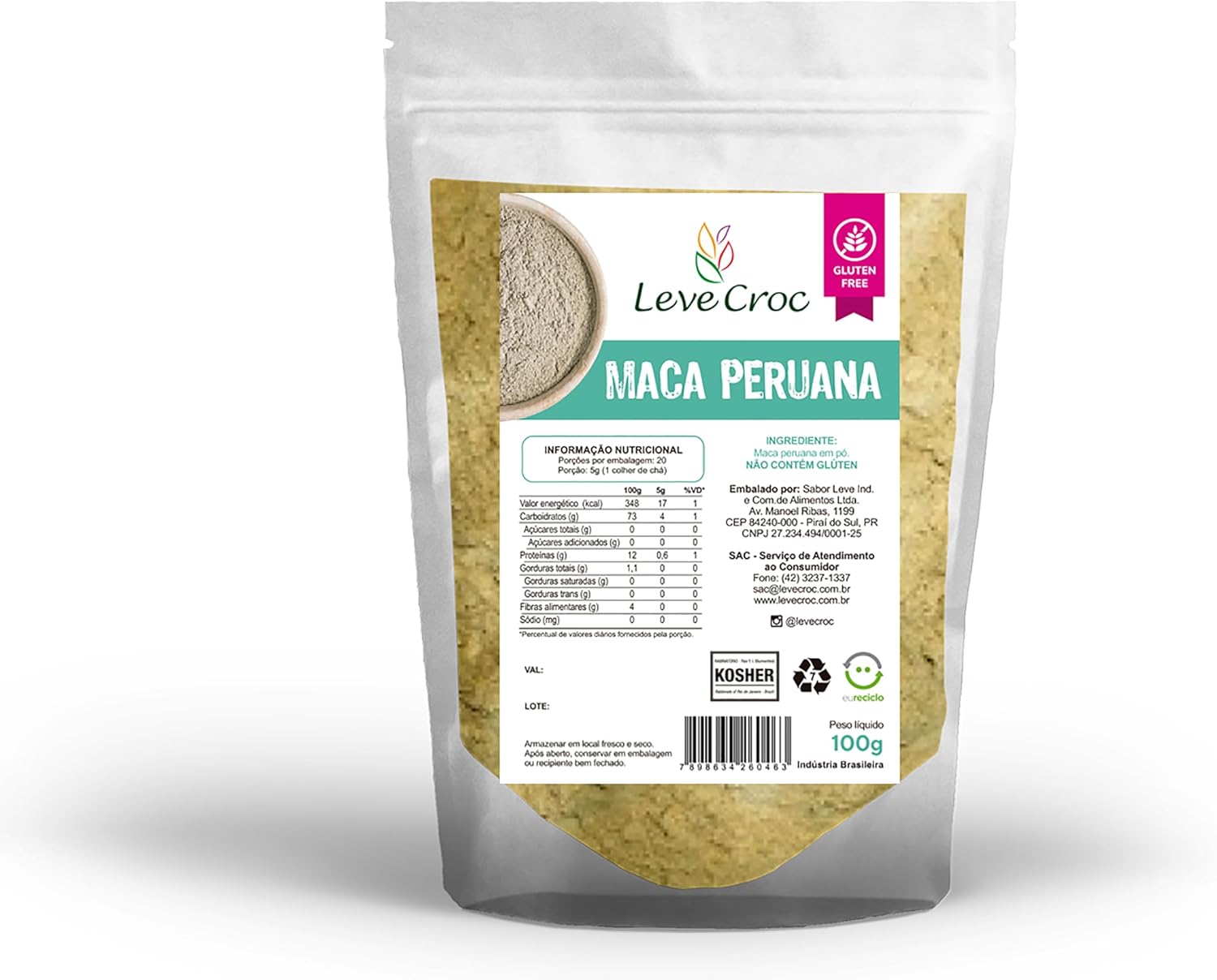Leve Crock Maca Peruana 100G