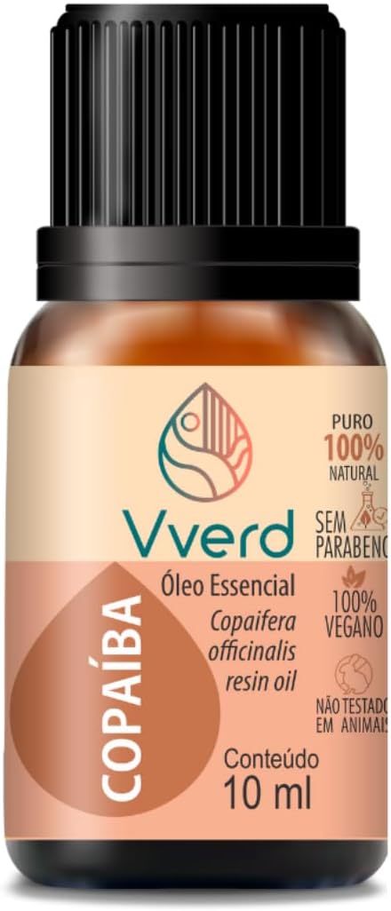 Óleo Essencial De Copaíba 10ml Vverd Aromaterapia e Cuidados com o Corpo Inspirados nos Rituais de Purificação das Tribos Indígenas Óleo Essencial De Copaíba 10ml Vverd Aromaterapia e Cuidados com o Corpo Inspirados nos Rituais de Purificação das Tribos Indígenas