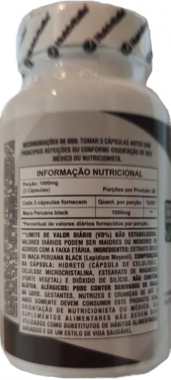 Imagem traseira do produto com fundo branco desfocado