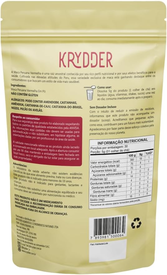 Vista traseira do produto sobre fundo branco liso, sem elementos adicionais.